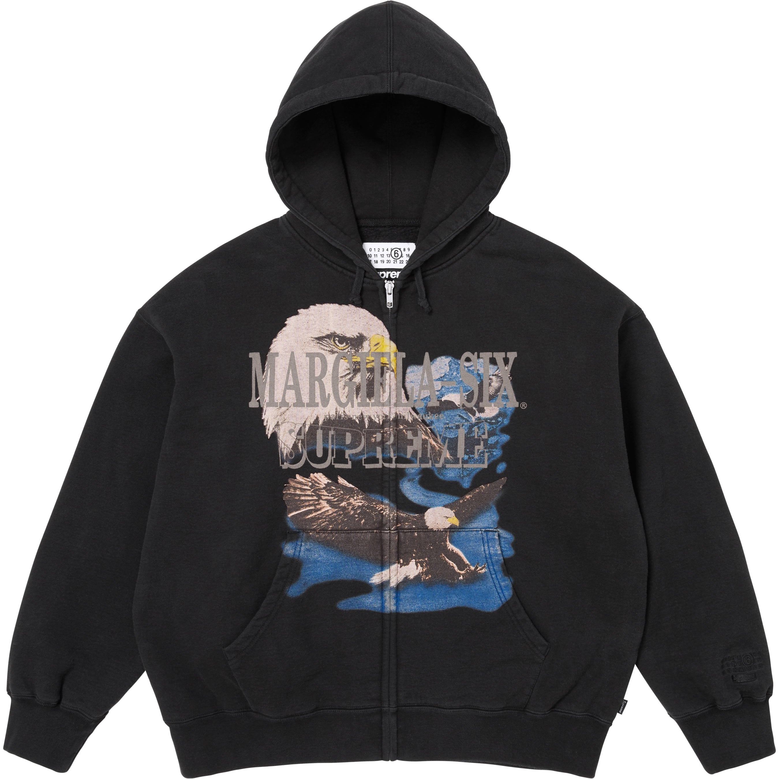 Supreme®/MM6 Maison Margiela Eagle Zip Up Hooded Sweatshirt view 13